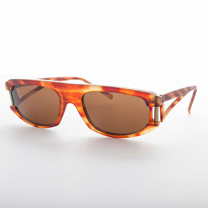 SUNGLASS MUSEUM Flat Top Low Rider Hip Hop Vintage Sunglass - Cruiser