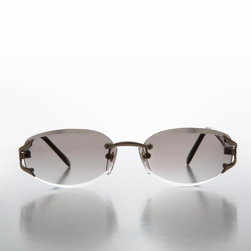 Sunglass Museum Slim Oval Lens 90s Sunglasses - Cruz - Product image