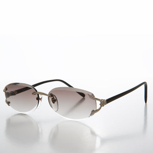 Sunglass Museum Slim Oval Lens 90s Sunglasses - Cruz - Product image