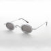 image of sunglasses model SUNGLASS MUSEUM Small Oval Steampunk Vintage Sunglass - Cyberpunk