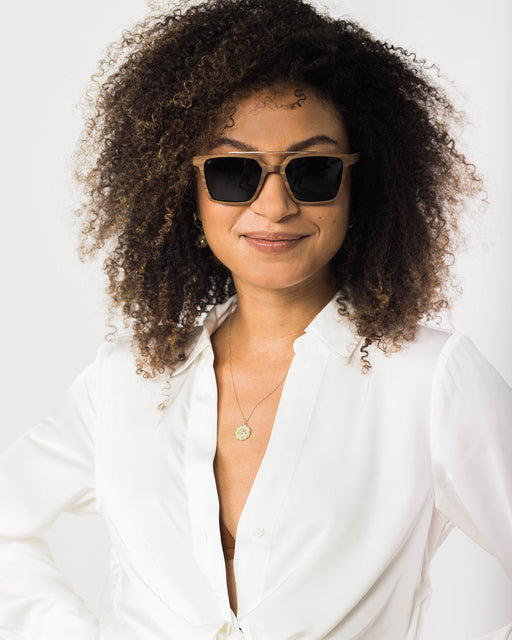 TOMMY OWENS Carrabelle - Wood & Metal Sunglasses - Product image