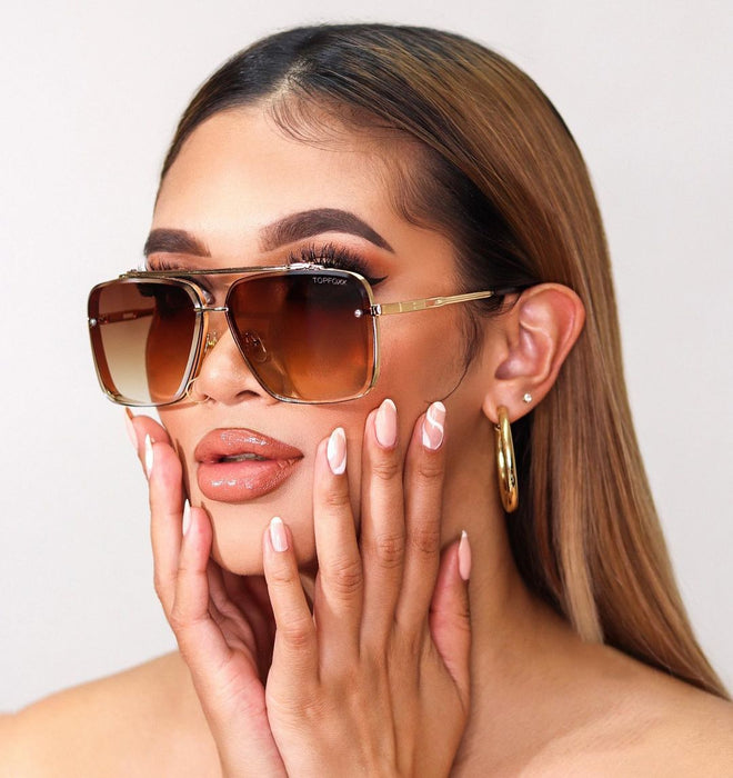 TOPFOXX Bella Coffee - Tangle Free Sunglasses - Product image