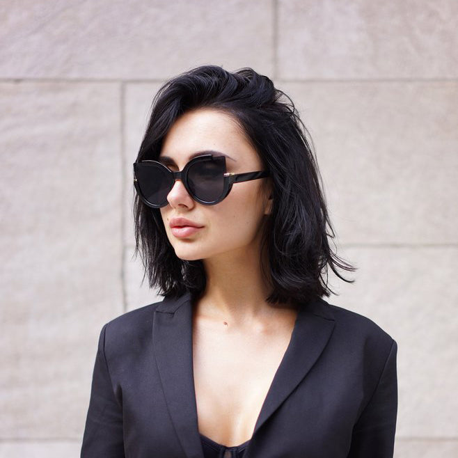 TOPFOXX Sunglasses Sustainable Chloe - Black