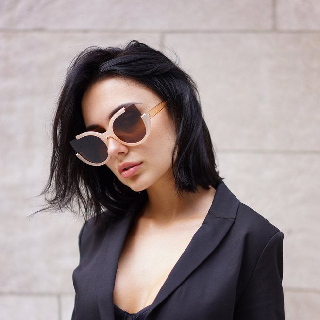 TOPFOXX Sunglasses Chloe - Nude - Brown