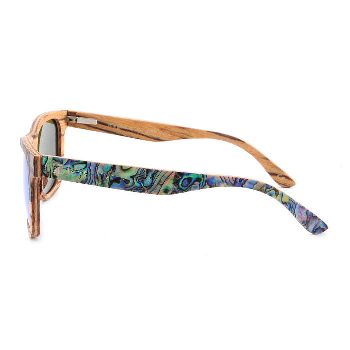 Cirque Abalone Wooden Wayfinder Sunglasses | Joycoast