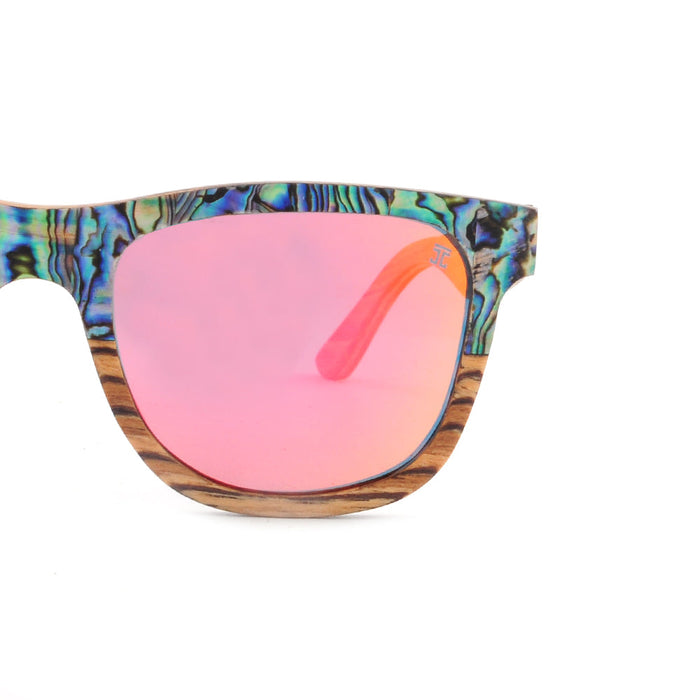 Cirque Abalone Wooden Wayfinder Sunglasses | Joycoast
