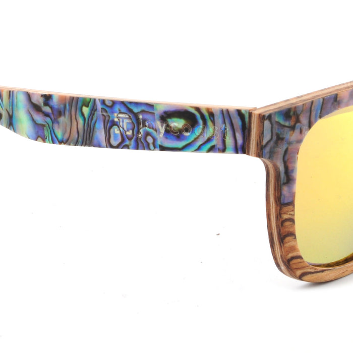 Cirque Abalone Wooden Wayfinder Sunglasses | Joycoast