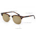 TOPFOXX The Masters – Mirrored Brown Clubmaster Sunglasses - Product image
