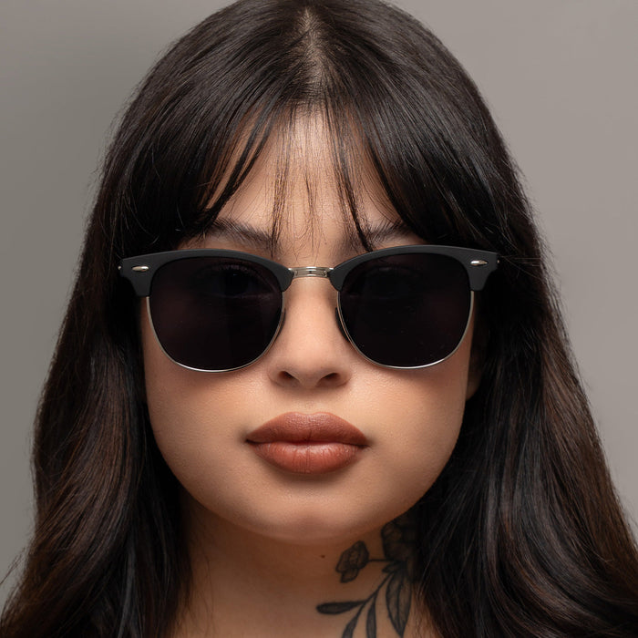 TOPFOXX The Masters – Black Clubmaster Sunglasses - Product image