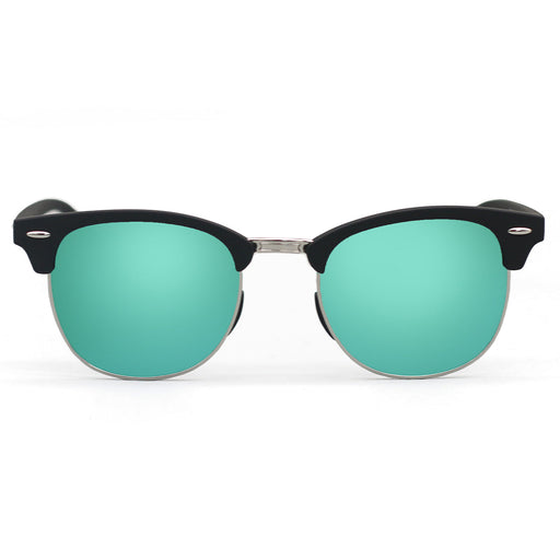 TOPFOXX The Masters – Mirrored Aqua Clubmaster Sunglasses - Product image
