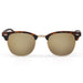 TOPFOXX The Masters – Mirrored Brown Clubmaster Sunglasses - Product image
