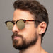 TOPFOXX The Masters – Mirrored Brown Clubmaster Sunglasses - Product image