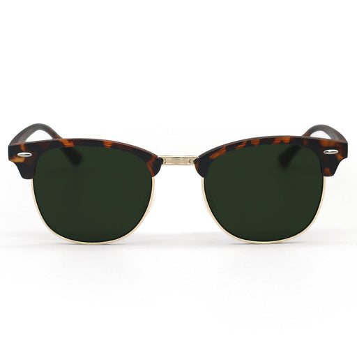 TOPFOXX The Masters – Green Tortoise Clubmaster Sunglasses - Product image
