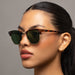TOPFOXX The Masters – Green Tortoise Clubmaster Sunglasses - Product image