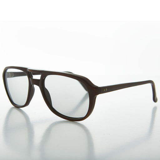 image of sunglasses model SUNGLASS MUSEUM Small Aviator Sunglass with Transition Lenses - Dallas