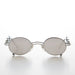 image of sunglasses model SUNGLASS MUSEUM Small Oval Steampunk Vintage Sunglass  - Darius