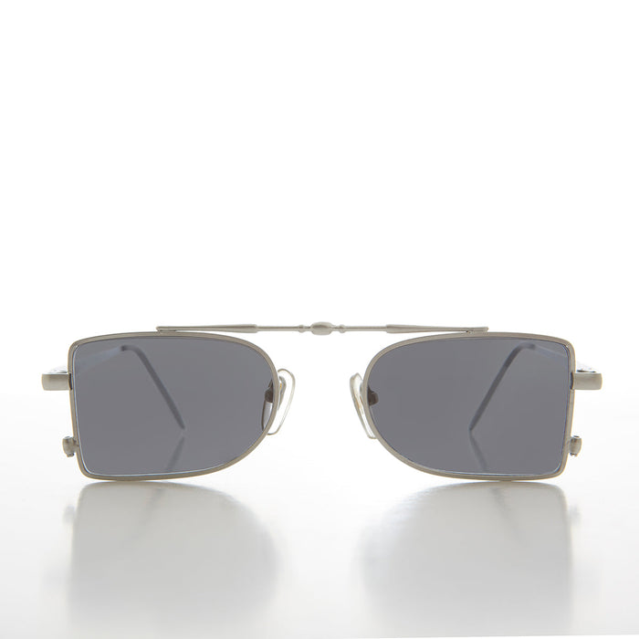 image of sunglasses model SUNGLASS MUSEUM SUNGLASS MUSEUM Futuristic Pilot Style Vintage 90s Sunglass - Delvin