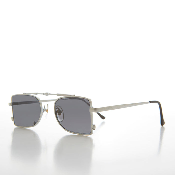 image of sunglasses model SUNGLASS MUSEUM SUNGLASS MUSEUM Futuristic Pilot Style Vintage 90s Sunglass - Delvin