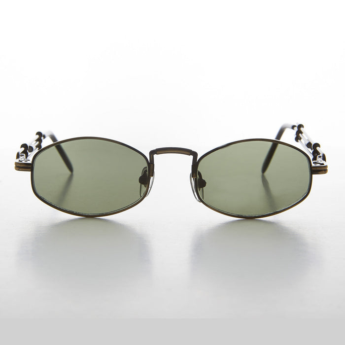 SUNGLASS MUSEUM Polygon Spectacle Steampunk Vintage Sunglass - Deryn