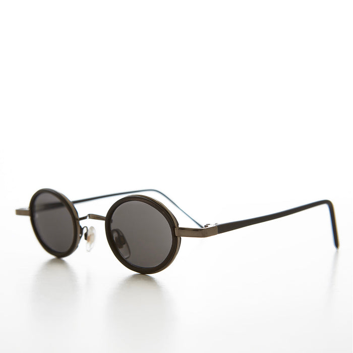 SUNGLASS MUSEUM Tiny Oval Indie Futuristic Sunglasses - Weldon