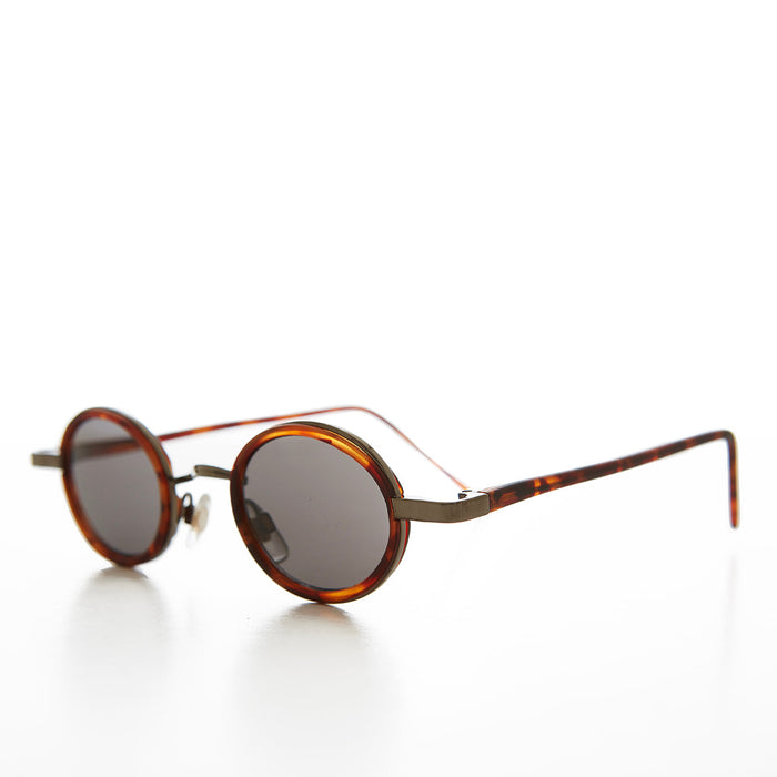 SUNGLASS MUSEUM Tiny Oval Indie Futuristic Sunglasses - Weldon