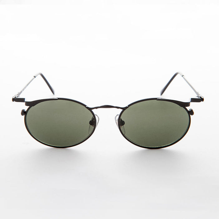 image of sunglasses model SUNGLASS MUSEUM SUNGLASS MUSEUM Oval Punk Grunge Steampunk Vintage Sunglass - Dieselgoth