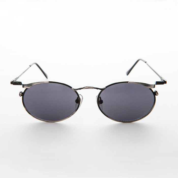 image of sunglasses model SUNGLASS MUSEUM SUNGLASS MUSEUM Oval Punk Grunge Steampunk Vintage Sunglass - Dieselgoth