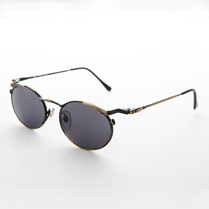 image of sunglasses model SUNGLASS MUSEUM SUNGLASS MUSEUM Oval Punk Grunge Steampunk Vintage Sunglass - Dieselgoth