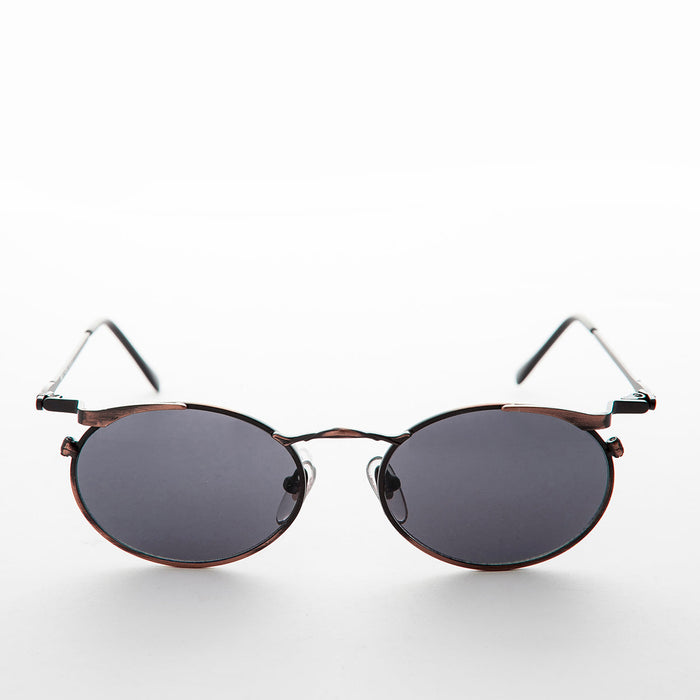 image of sunglasses model SUNGLASS MUSEUM SUNGLASS MUSEUM Oval Punk Grunge Steampunk Vintage Sunglass - Dieselgoth