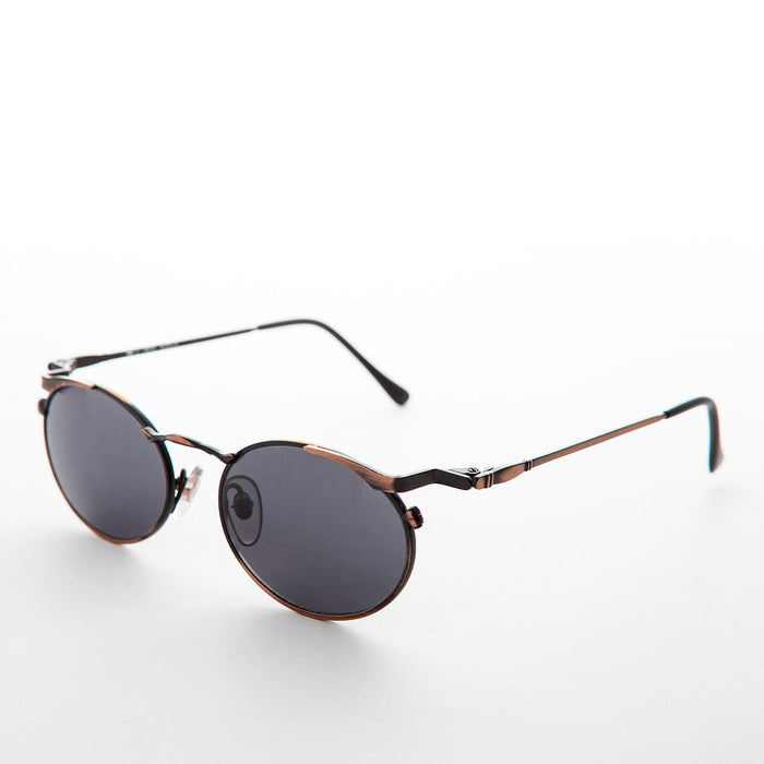 image of sunglasses model SUNGLASS MUSEUM SUNGLASS MUSEUM Oval Punk Grunge Steampunk Vintage Sunglass - Dieselgoth