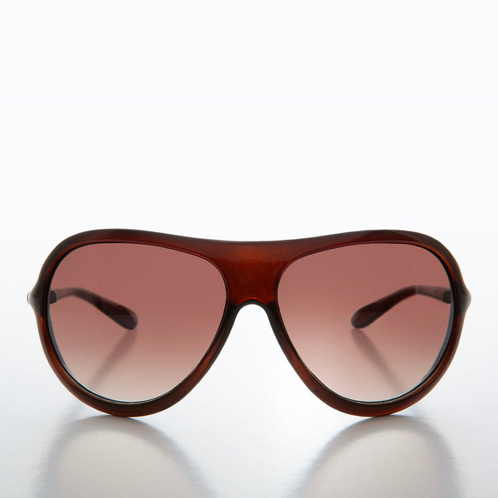 Large Teardrop 80s Fashion Sunglass - Dixon