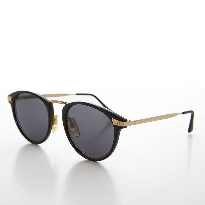 SUNGLASS MUSEUM Preppy O'Malley 90s Vintage Sunglass - Dobby