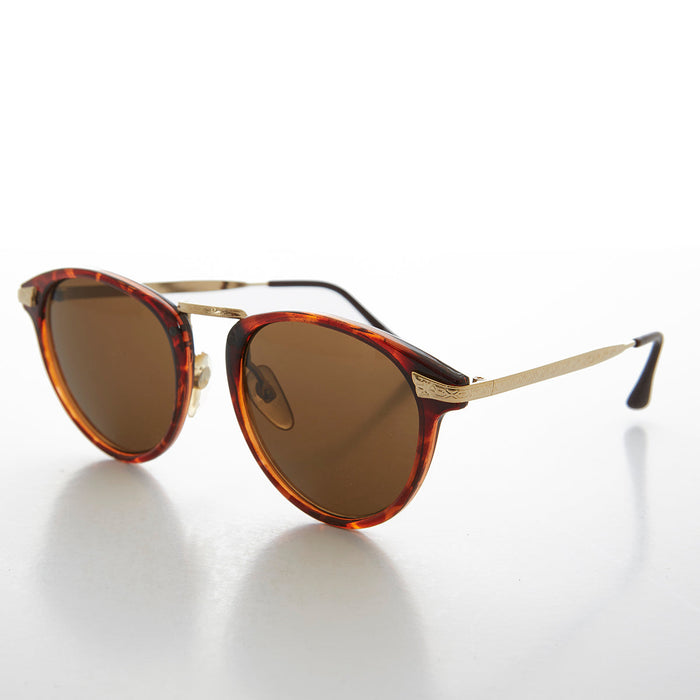 SUNGLASS MUSEUM Preppy O'Malley 90s Vintage Sunglass - Dobby