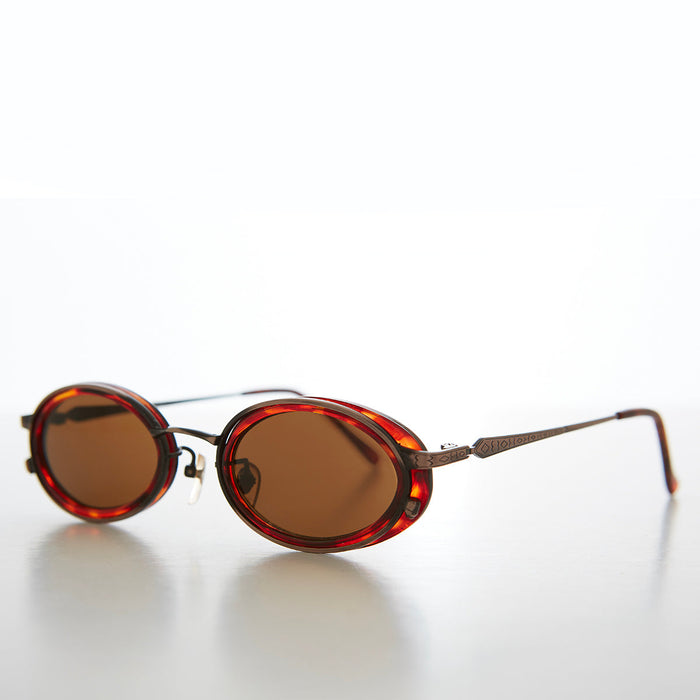 SUNGLASS MUSEUM Oval 90s Vintage Sunglasses - Dorian