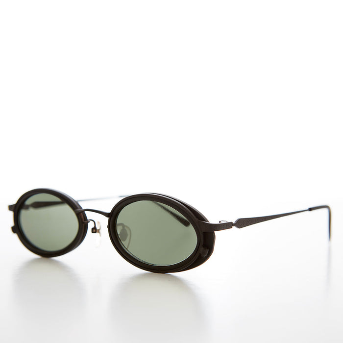 SUNGLASS MUSEUM Oval 90s Vintage Sunglasses - Dorian