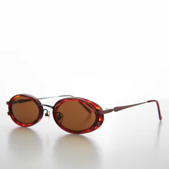 SUNGLASS MUSEUM Oval 90s Vintage Sunglasses - Dorian