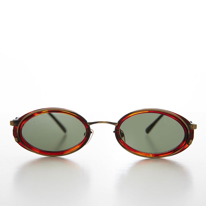 SUNGLASS MUSEUM Oval 90s Vintage Sunglasses - Dorian