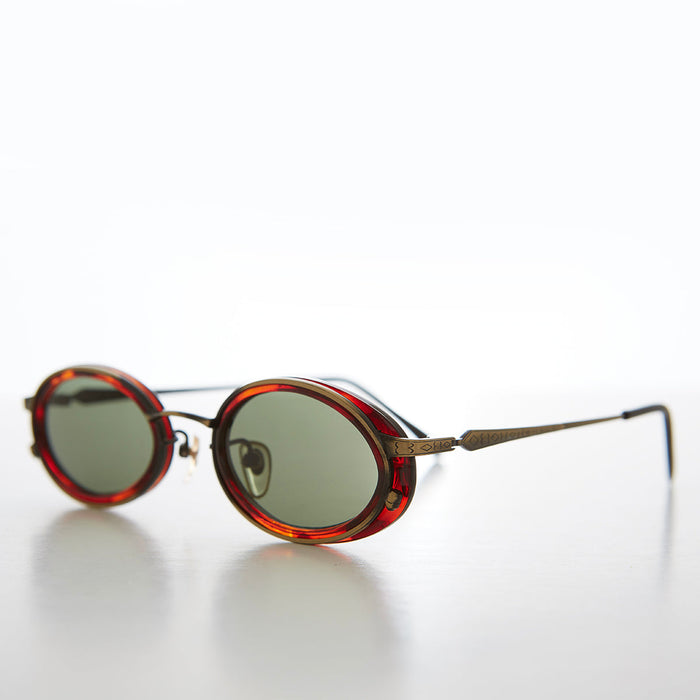 SUNGLASS MUSEUM Oval 90s Vintage Sunglasses - Dorian