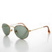 image of sunglasses model SUNGLASS MUSEUM SUNGLASS MUSEUM Classic Gold and Tortoise Vintage Sunglass with Glass Lens - Dove