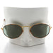 image of sunglasses model SUNGLASS MUSEUM SUNGLASS MUSEUM Classic Gold and Tortoise Vintage Sunglass with Glass Lens - Dove