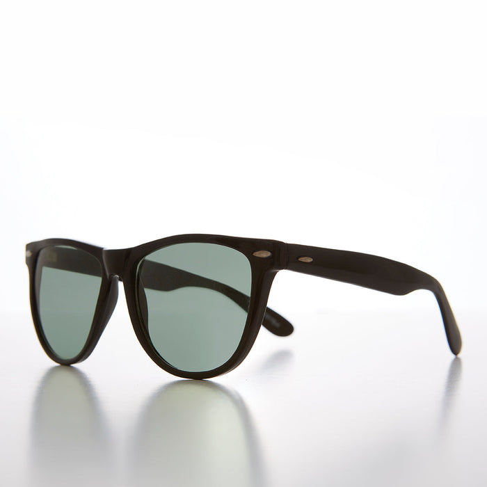 SUNGLASS MUSEUM Classic Square Black Vintage Sunglasses - Draper