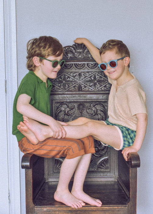 Classic | Sustainable Sunglasses | Plant-Based Bendable Polarized - Child | 3-8 Y | Ivory Tortoise