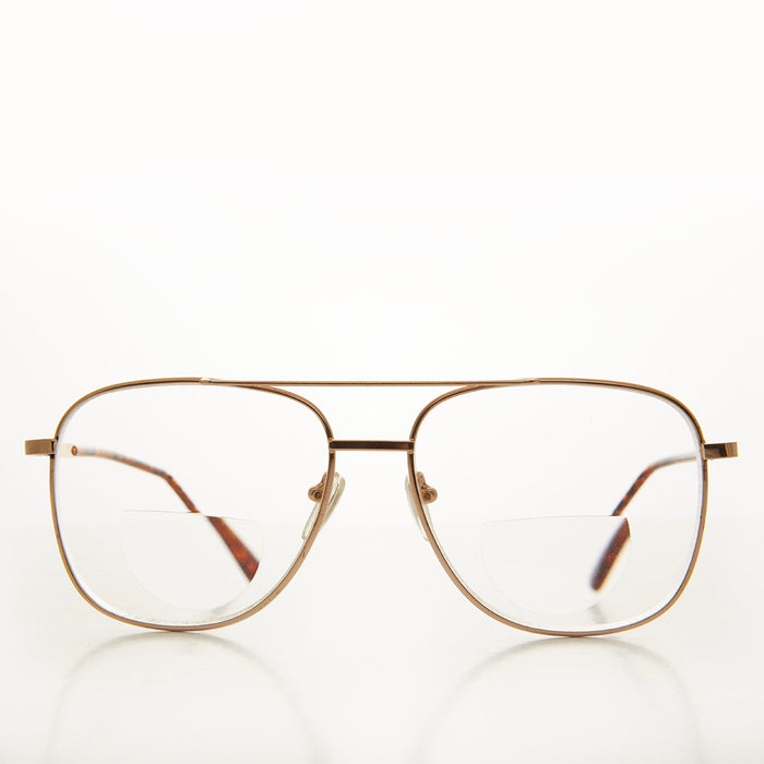Square Bifocal Aviator Glasses - Dunham