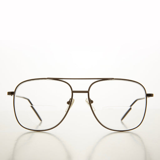Sunglass Museum Square Bifocal Aviator Glasses - Dunham - Product image