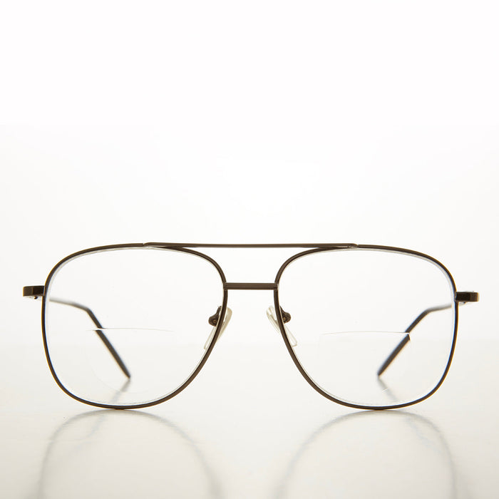 Square Bifocal Aviator Glasses - Dunham