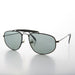 image of sunglasses model SUNGLASS MUSEUM SUNGLASS MUSEUM Square Aviator with Brow Bar and Glass Lens Vintage Sunglass - Dusty
