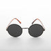 SUNGLASS MUSEUM Round Hippie Retro Vintage Sunglass - Rounder - Product image