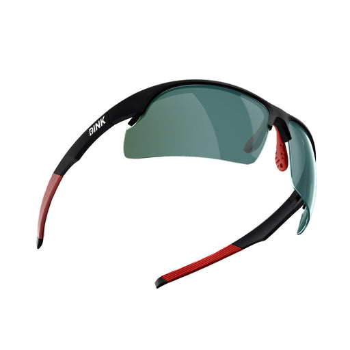 image of sunglasses model DINK Daytona Sunglasses - Black/Red