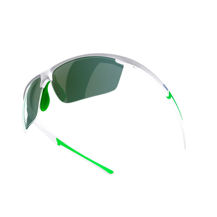 Daytona Petite Sunglasses - White/Green