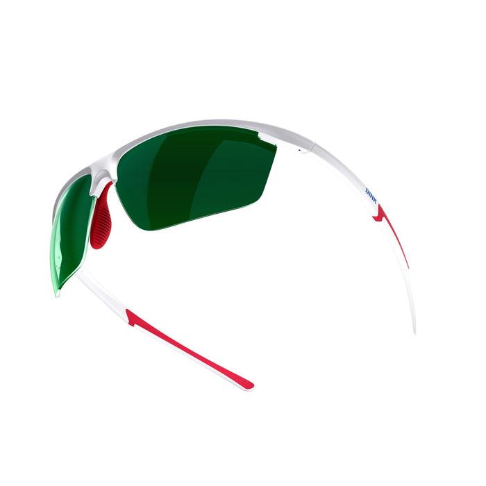 Daytona Petite Sunglasses - White/Red